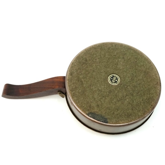 VINTAGE~Park Sherman~SILENT BUTLER Crumb Catcher/ Ash Can~COPPER & WOOD - Picture 4 of 4